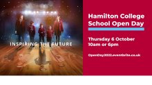 Open Day 2022 - Thursday 6 October 2022 - 10am or 6pm